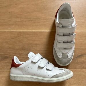 Isabel Marant Beth Velcro Low Top Sneakers - 38